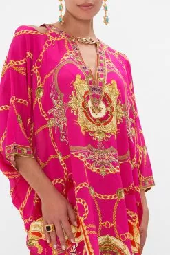 BATWING CUTOUT SHORT KAFTAN WILD AND RUNNING 13 BATWING CUTOUT SHORT KAFTAN WILD AND RUNNING -Fashion Store CAMILLA 00022796 WILD AND RUNNING BATWING CUTOUT SHORT KAFTAN 5