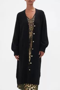 KNIT LONG COCOON CARDIGAN LIONS MANE -Fashion Store CAMILLA 00022884 LONG COCOON CARDIGAN LIONS MANE 4