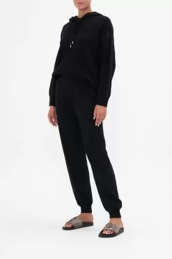 WOOL CASHMERE BLEND KNIT JOGGER PANT LIONS MANE -Fashion Store CAMILLA 00022886 KNIT JOGGER PANT LIONS MANE 2