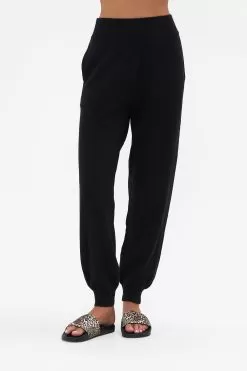 WOOL CASHMERE BLEND KNIT JOGGER PANT LIONS MANE -Fashion Store CAMILLA 00022886 KNIT JOGGER PANT LIONS MANE 4