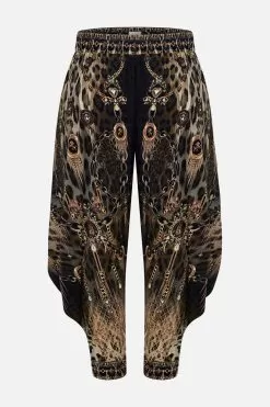 JERSEY DRAPE PANT WITH POCKET LIONS MANE -Fashion Store CAMILLA 00022909 JERSEY DRAPE PANT WITH POCKET LIONS MANE GHOST MTL 2