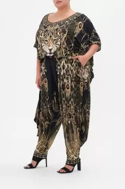 JERSEY DRAPE PANT WITH POCKET LIONS MANE -Fashion Store CAMILLA 00022909 JERSEY DRAPE PANT WITH POCKET LIONS MANE MTL 2