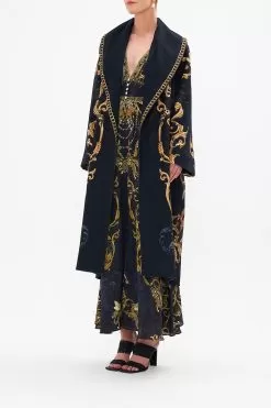 SHAWL COLLAR COAT MOONLIGHT MELODIES -Fashion Store CAMILLA 00022990 SHAWL COLLAR COAT MOONLIGHT MELODIES 4