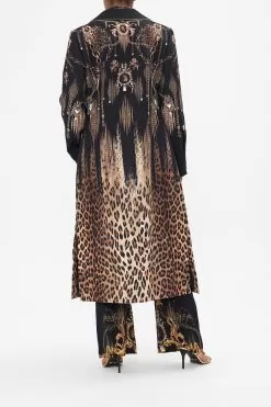 Fashion Store -Fashion Store CAMILLA 00023158 LONG BUTTON FRONT COAT JUNGLE DREAMING 3