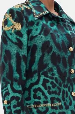 LONG BUTTON FRONT COAT SING MY SONG -Fashion Store CAMILLA 00023163 LONG BUTTON FRONT COAT SING MY SONG 5