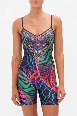 SHORT CATSUIT UNDER THE NEON SUN 12 SHORT CATSUIT UNDER THE NEON SUN -Fashion Store CAMILLA 00023168 SHORT CATSUIT UNDER THE NEON SUN 4