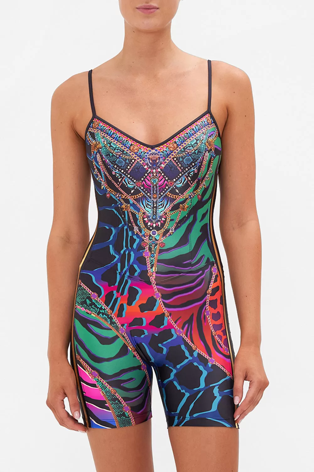 SHORT CATSUIT UNDER THE NEON SUN 7 SHORT CATSUIT UNDER THE NEON SUN - Image 5