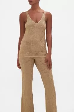 KNIT CAMI RAVIN RAVEN -Fashion Store CAMILLA 00023310 KNIT CAMI RAVIN RAVEN 4