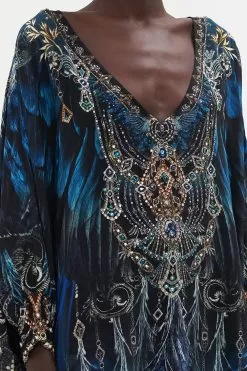 SHORT KAFTAN WITH CUFF GROUND CONTROL -Fashion Store CAMILLA 00023410 SHORT KAFTAN WITH CUFF GROUND CONTROL 5