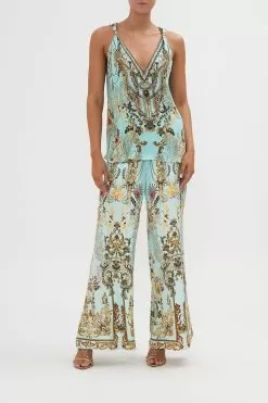 TANK TOP WITH STRAP BEAD DETAIL ADIEU YESTERDAY