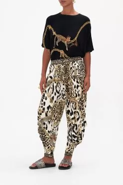 JERSEY DRAPE PANT WITH POCKET ROLE CALL -Fashion Store CAMILLA 00023457 JERSEY DRAPE PANT WITH POCKET ROLE CALL 2