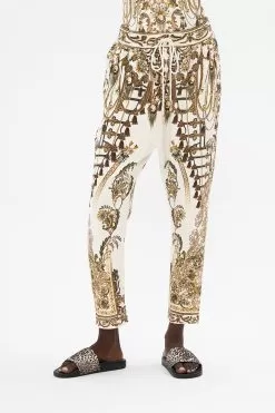 RIB WAIST RELAXED PANT ROAD TO RICHESSE -Fashion Store CAMILLA 00023459 RIB WAIST RELAXED PANT ROAD TO RICHESSE 4