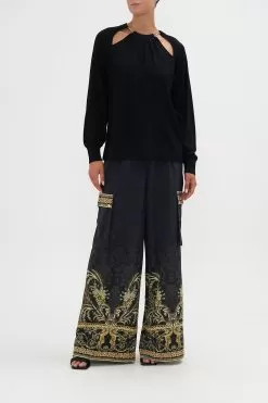 CHAIN DETAIL CUT OUT JUMPER ROLE CALL