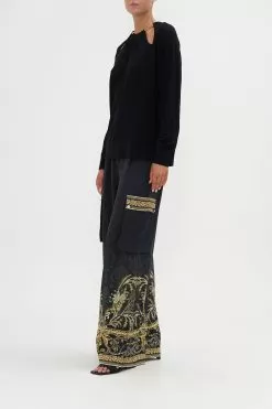 CHAIN DETAIL CUT OUT JUMPER ROLE CALL -Fashion Store CAMILLA 00023461 CHAIN DETAIL CUT OUT JUMPER ROLE CALL 2