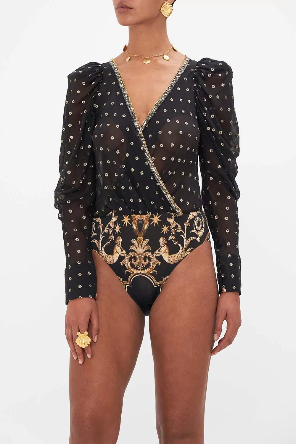 PUFF SLEEVE BODY SUIT DUOMO DYNASTY 7 PUFF SLEEVE BODY SUIT DUOMO DYNASTY - Image 5