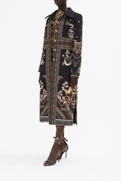 LONG BUTTON FRONT COAT DUOMO DYNASTY -Fashion Store CAMILLA 00023526 LONG BUTTON FRONT COAT DUOMO DYNASTY 2