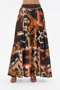 SKIRT WITH SHAPED SEAM FEELING FRESCO -Fashion Store CAMILLA 00023614 FEELINGFRESCO SKIRTWITHSHAPEDSEAM 4