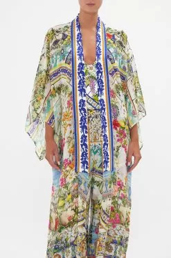 KIMONO LAYER WITH COLLAR AMALFI AMORE -Fashion Store CAMILLA 00023702 KIMONO LAYER WITH COLLAR AMALFI AMORE 4