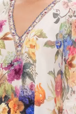 SHIRRED CUFF BLOUSE FRIENDS WITH FRESCOS -Fashion Store CAMILLA 00023745 SHIRRED CUFF BLOUSE FRIENDS WITH FRESCOS 5