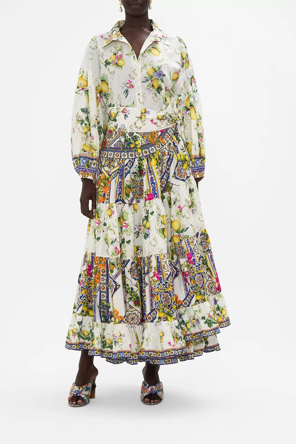 BALLOON SLEEVE SHIRT BLOUSE CATERINA SPRITZ 3 BALLOON SLEEVE SHIRT BLOUSE CATERINA SPRITZ