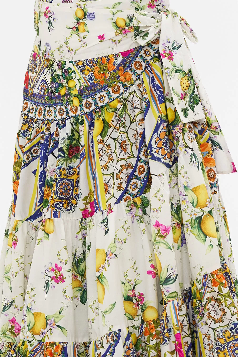 WRAP SKIRT WITH GATHERED PANELS CATERINA SPRITZ 8 WRAP SKIRT WITH GATHERED PANELS CATERINA SPRITZ - Image 6