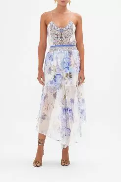 CURVED HEM PANT PAINT ME POSITANO