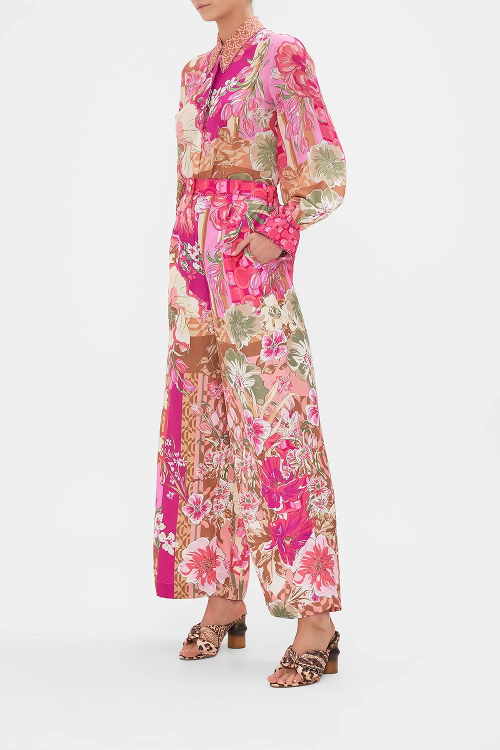 WIDE LEG WAISTED PANT A GIRL NAMED FLORENCE - Image 4