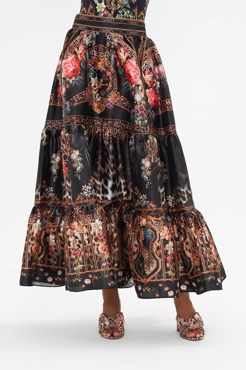 HIGH WAISTED TIERED SKIRT A NIGHT AT THE OPERA 8 HIGH WAISTED TIERED SKIRT A NIGHT AT THE OPERA - Image 6