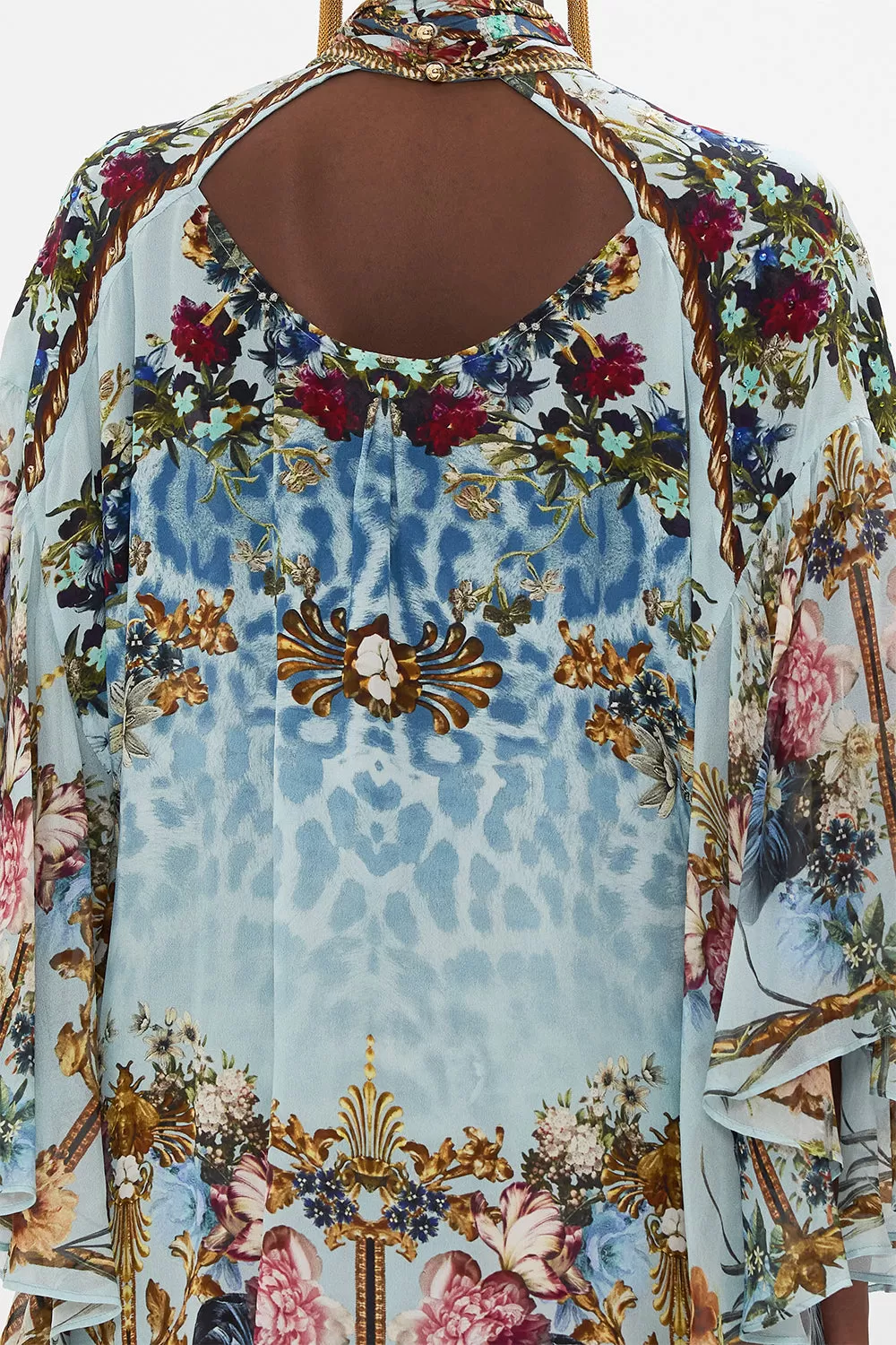 HIGH NECK RUFFLE SLEEVE BLOUSE LETTERS TO LEO - Image 7