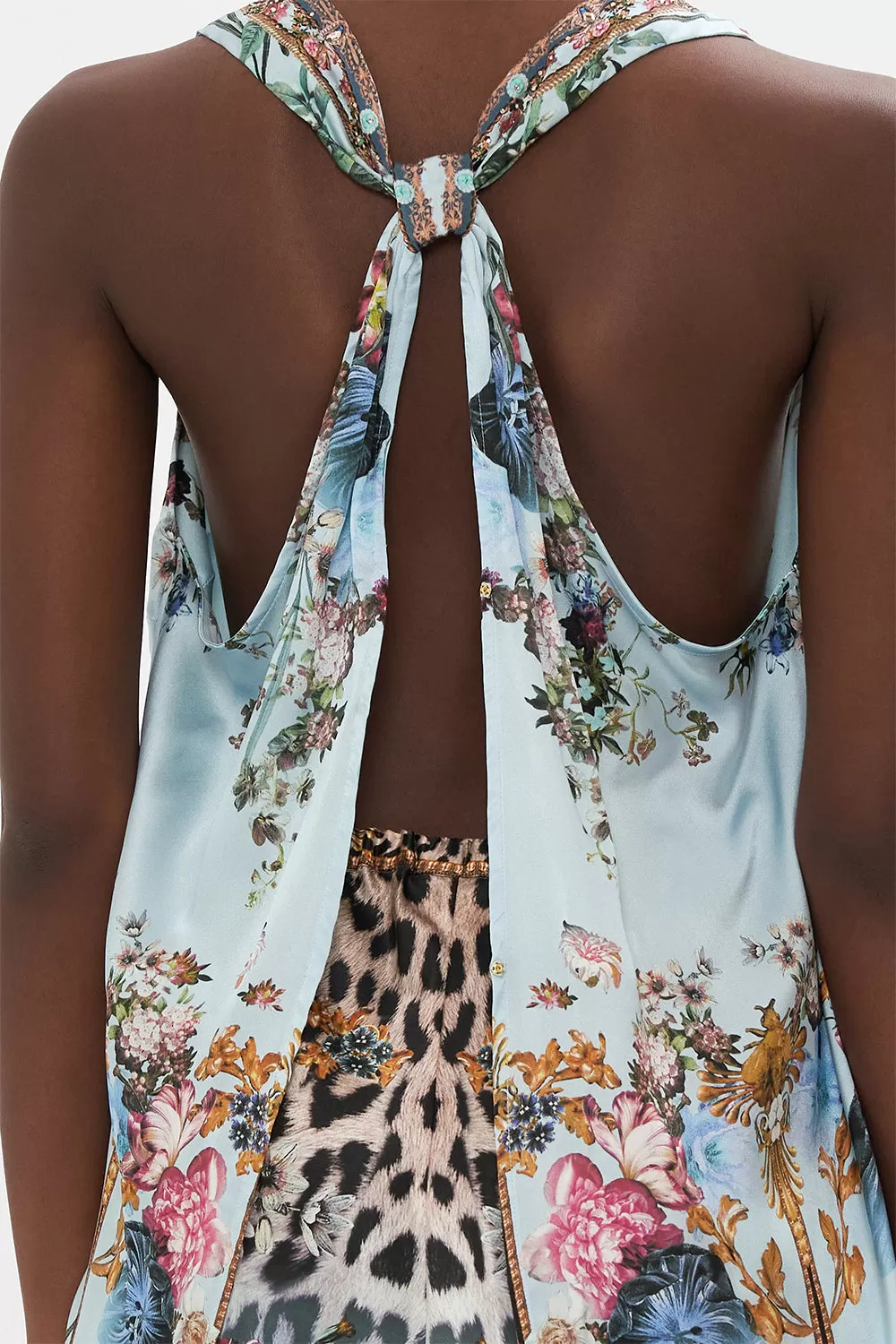 V NECK TOP WITH KNOT BACK LETTERS TO LEO 8 V NECK TOP WITH KNOT BACK LETTERS TO LEO - Image 6