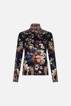 JERSEY TURTLENECK PLAY YOUR CARDS RIGHT 10 JERSEY TURTLENECK PLAY YOUR CARDS RIGHT -Fashion Store CAMILLA 00023911 JERSEY TURTLENECK PLAY YOUR CARDS RIGHT GHOST 1