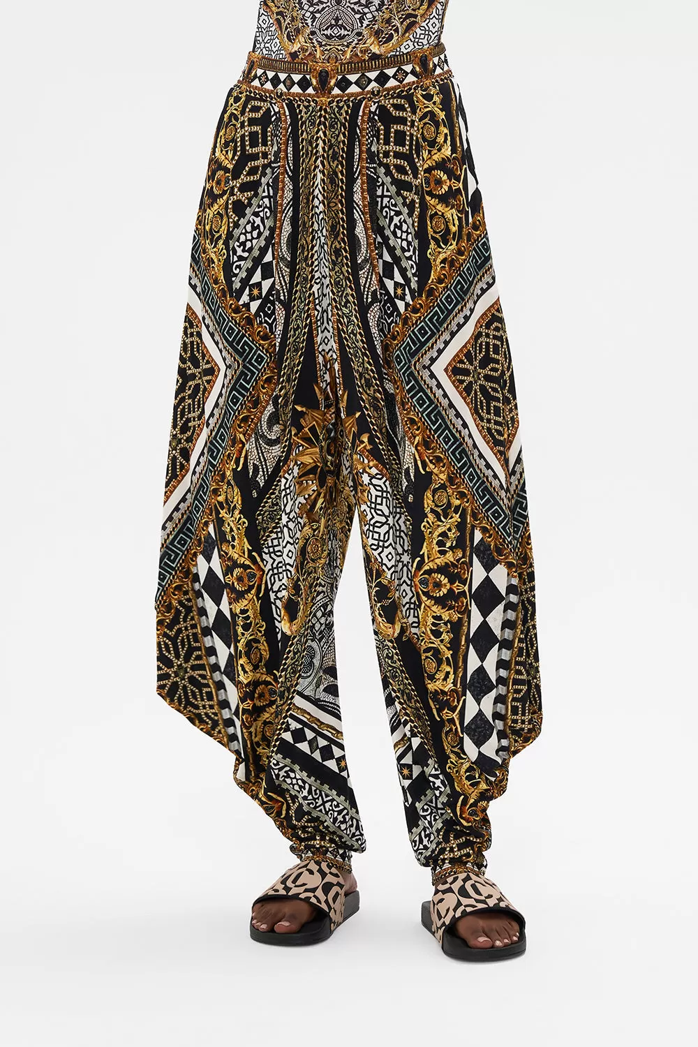 JERSEY DRAPE PANT WITH POCKET LOOK UP TESORO - Image 5