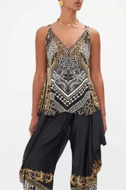 TANK TOP WITH STRAP BEAD DETAIL LOOK UP TESORO -Fashion Store CAMILLA 00023948 LOOKUPTESORO TANKTOPW STRAPBEADDETAIL 4