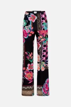 JERSEY FLARE PANT PRINTED PRIMA VERA -Fashion Store CAMILLA 00023972 JERSEY FLARE PANT PRINTED PRIMA VERA GHOST 1