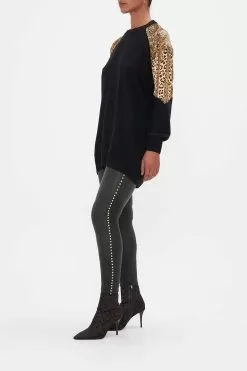 SILK SPLICED SHOULDER JUMPER STANDING OVATION -Fashion Store CAMILLA 00023995 STANDINGOVATION SILKSPLICEDSHOULDERJUMPER 2