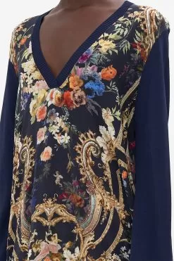 V NECK SILK FRONT JUMPER PLAY YOUR CARDS RIGHT 12 V NECK SILK FRONT JUMPER PLAY YOUR CARDS RIGHT -Fashion Store CAMILLA 00024033 V NECK SILK FRONT JUMPER PLAY YOUR CARDS RIGHT 5