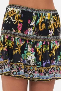 SHORT SHIRRED SKIRT MEET ME IN MARCHESA -Fashion Store CAMILLA 00024061 SHORT SHIRRED SKIRT MEET ME IN MARCHESA 5