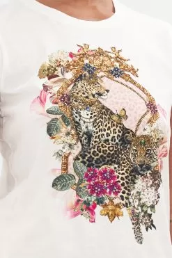 ORGANIC COTTON SLIM FIT TEE BAMBINO BLISS -Fashion Store CAMILLA 00024117 BAMBINOBLISS SLIMFITROUNDNECKT SHIRT SOLIDWHITE 5