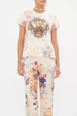 ORGANIC COTTON EASY TEE FRIENDS WITH FRESCOS 13 ORGANIC COTTON EASY TEE FRIENDS WITH FRESCOS -Fashion Store CAMILLA 00024121 EASY TEE ALL OVER PRINT FRIENDS WITH FRESCOS 4