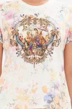 ORGANIC COTTON EASY TEE FRIENDS WITH FRESCOS 14 ORGANIC COTTON EASY TEE FRIENDS WITH FRESCOS -Fashion Store CAMILLA 00024121 EASY TEE ALL OVER PRINT FRIENDS WITH FRESCOS 5