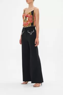 FLARED PANT WITH POCKETS CIAO PALAZZO -Fashion Store CAMILLA 00024251 CIAOPALAZZO FLAREDPANTWITHPOCKETS 2