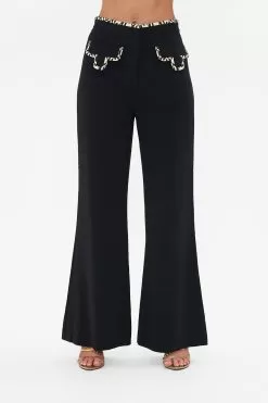 FLARED PANT WITH POCKETS CIAO PALAZZO -Fashion Store CAMILLA 00024251 CIAOPALAZZO FLAREDPANTWITHPOCKETS 4