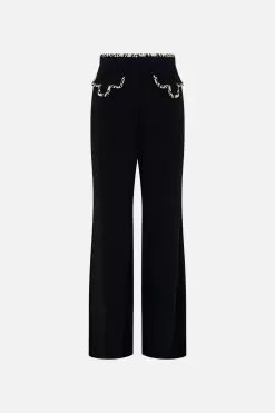 FLARED PANT WITH POCKETS CIAO PALAZZO -Fashion Store CAMILLA 00024251 FLAREDPANTWITHPOCKETS CIAOPALAZZO GHOST 1
