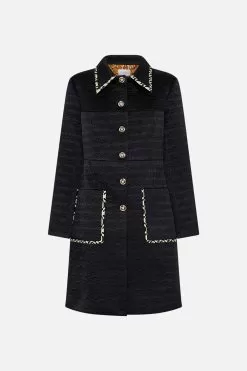 BUTTON FRONT COAT CIAO PALAZZO 11 BUTTON FRONT COAT CIAO PALAZZO -Fashion Store CAMILLA 00024256 BUTTONFRONTCOAT CIAOPALAZZO GHOST 1