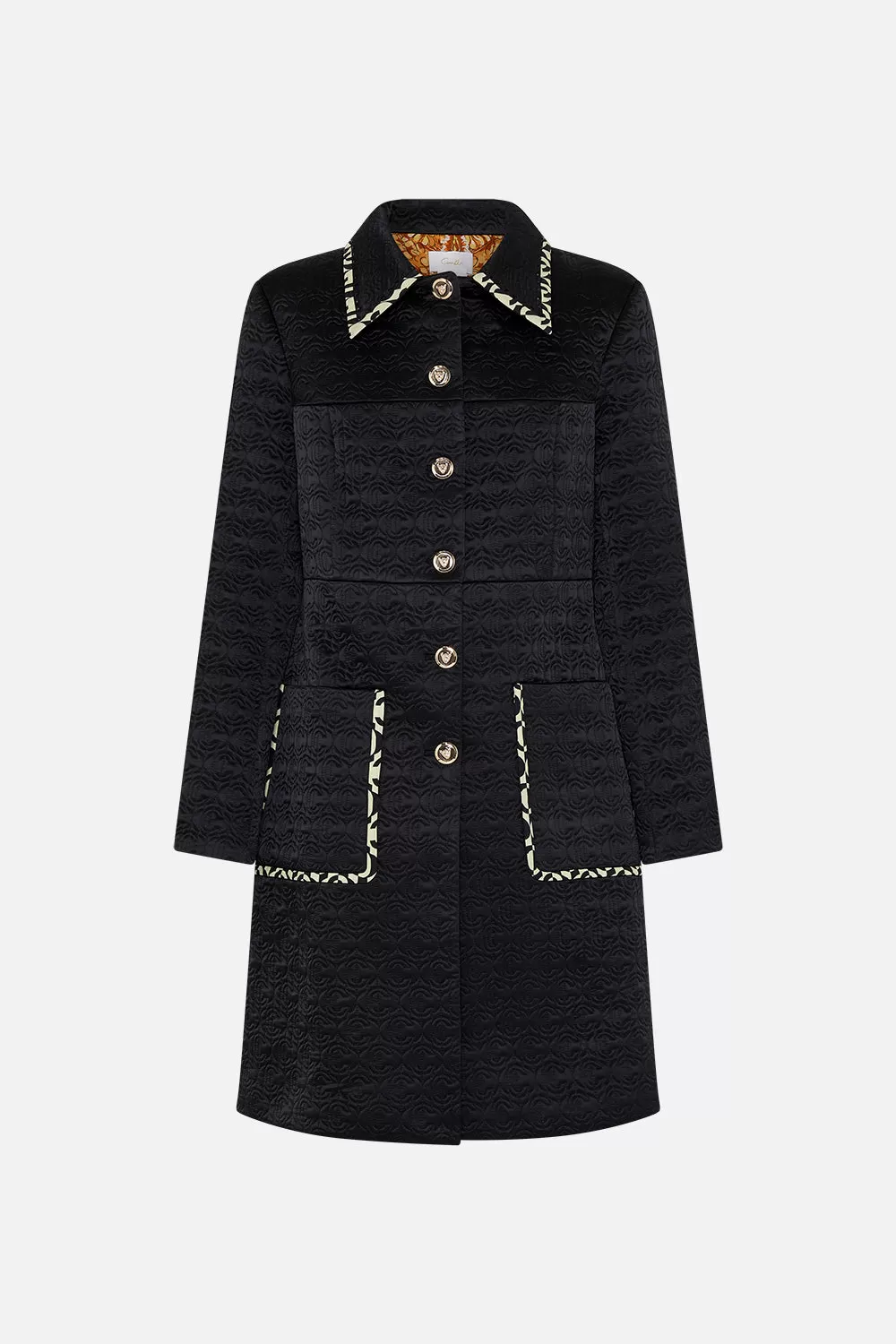 BUTTON FRONT COAT CIAO PALAZZO 5 BUTTON FRONT COAT CIAO PALAZZO - Image 3