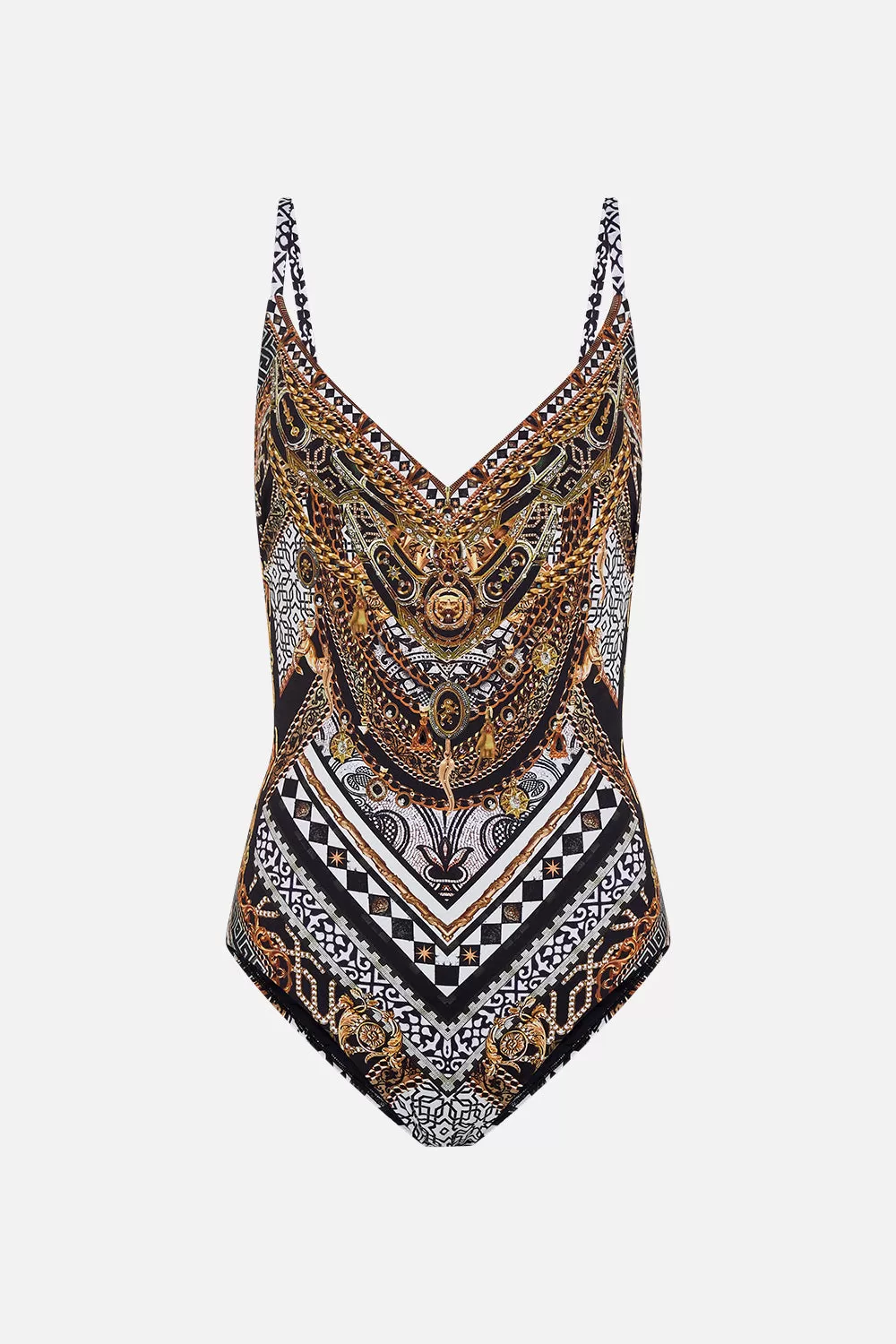 V NECK UNDERWIRE ONE PIECE LOOK UP TESORO - Image 3