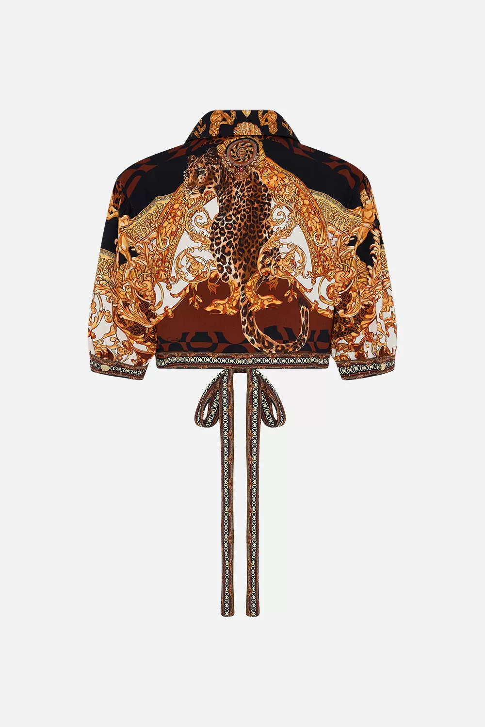 CROPPED TOP WITH TIE FRONT FEELING FRESCO 10 CROPPED TOP WITH TIE FRONT FEELING FRESCO - Image 8