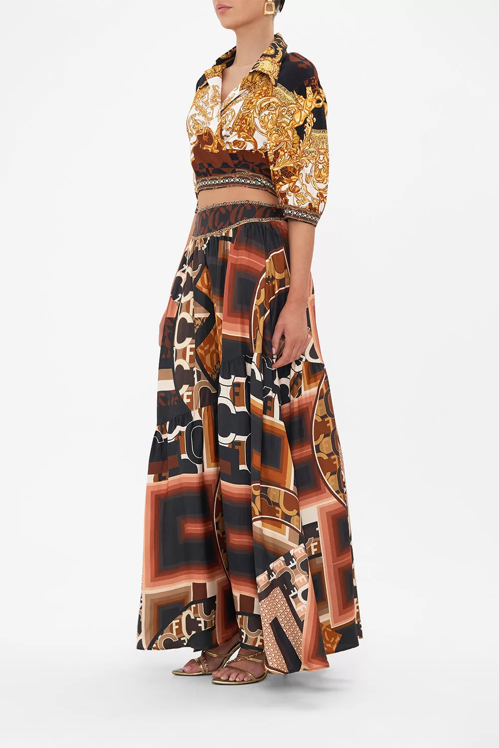 CROPPED TOP WITH TIE FRONT FEELING FRESCO 6 CROPPED TOP WITH TIE FRONT FEELING FRESCO - Image 4