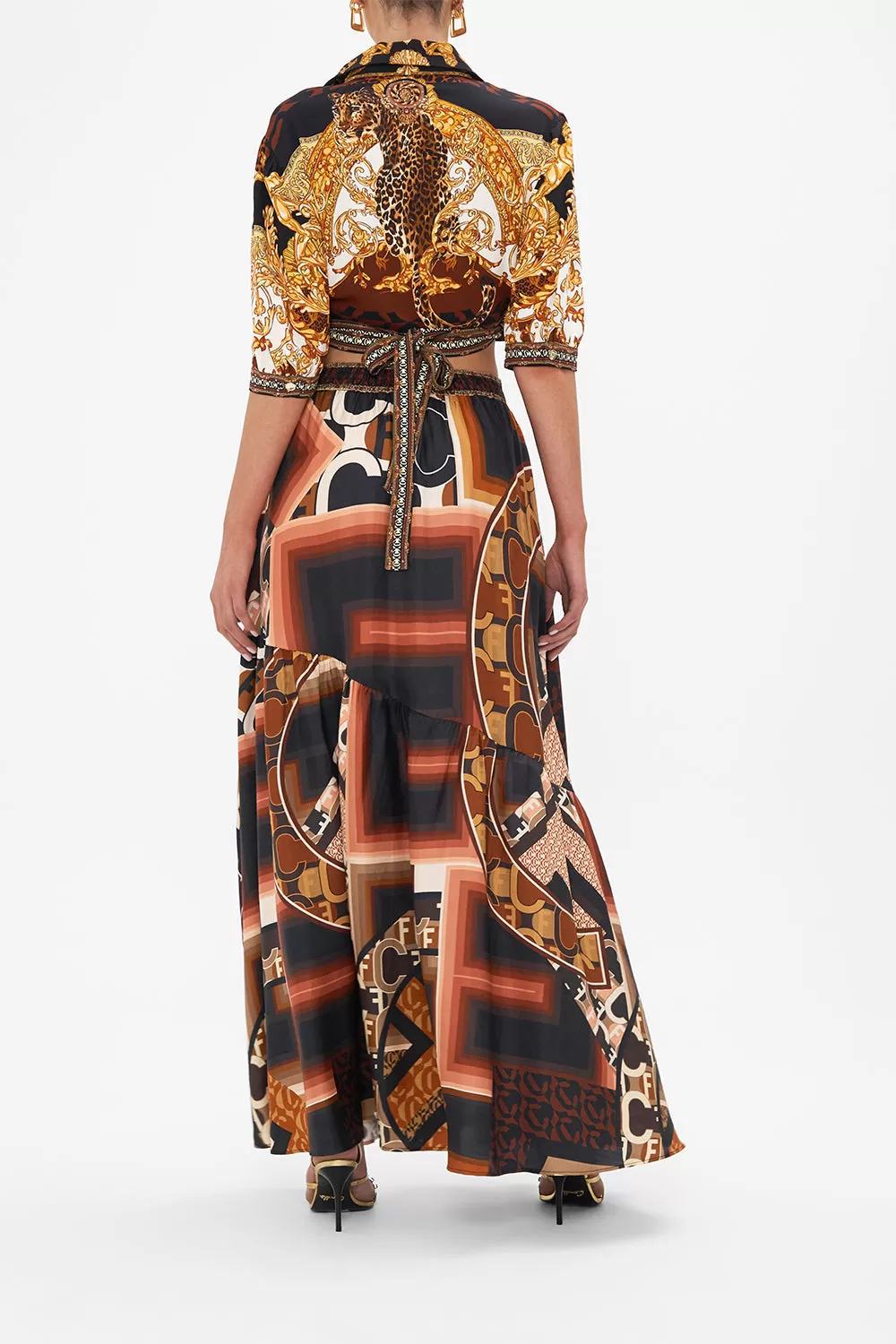 CROPPED TOP WITH TIE FRONT FEELING FRESCO 4 CROPPED TOP WITH TIE FRONT FEELING FRESCO - Image 2