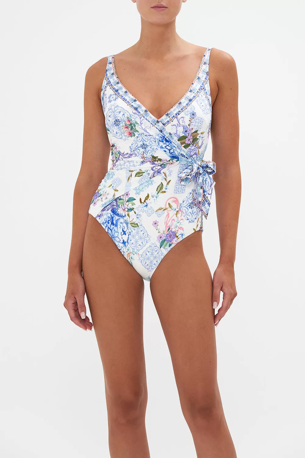 WRAP TIE ONE PIECE PAINT ME POSITANO 7 WRAP TIE ONE PIECE PAINT ME POSITANO - Image 5